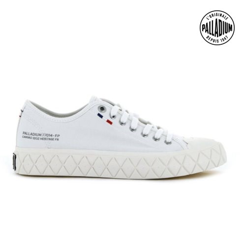 Palladium Palla Ace Canvas Low Tops Sneakers Dames Wit | NL 97NQIYP